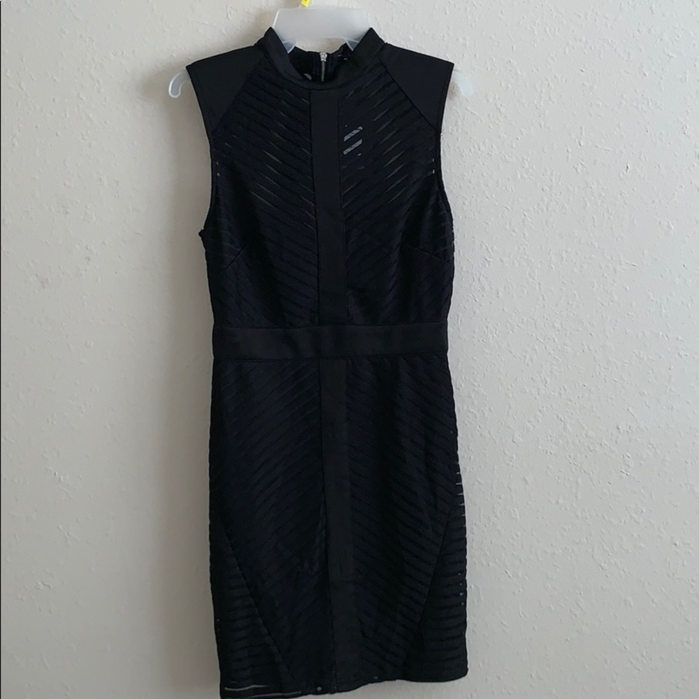 Black shear top dress